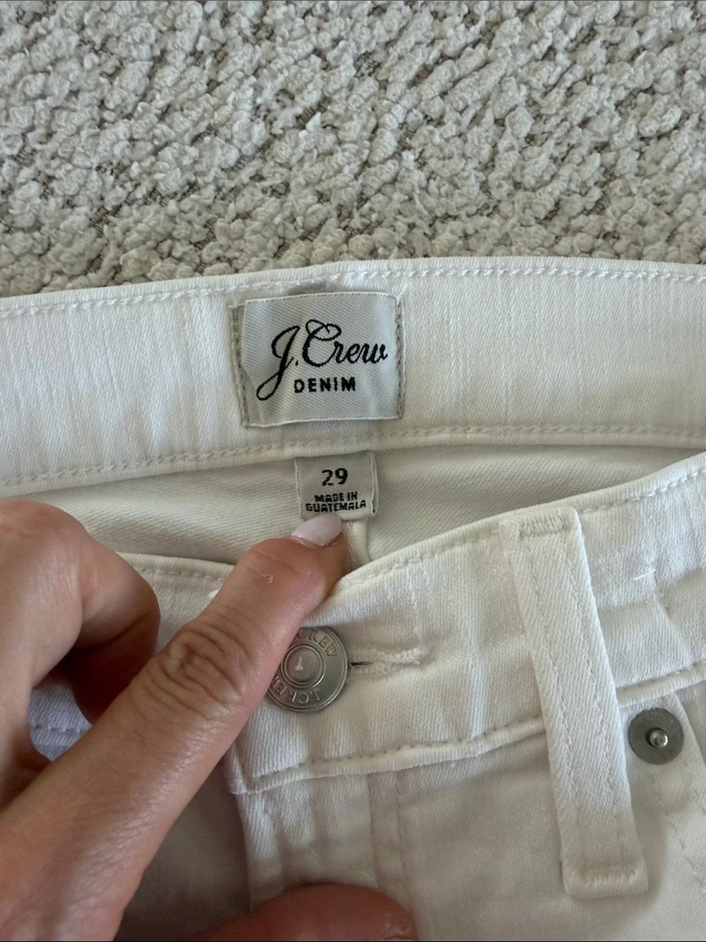 J. Crew Skinny White Women's Jeans Toothpick